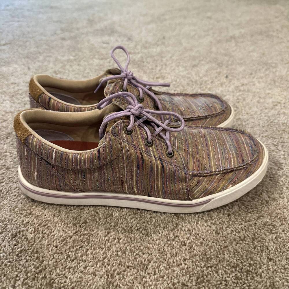 NEW TWISTED X women's kicks sneakers in lilac multi